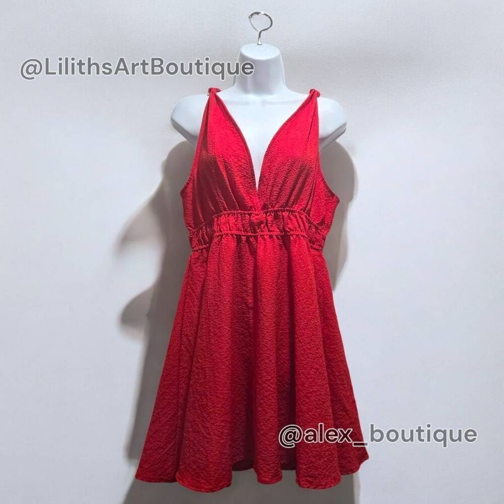 Knot A-line Dress(C047)-Size L for Women - Picture 3 of 11